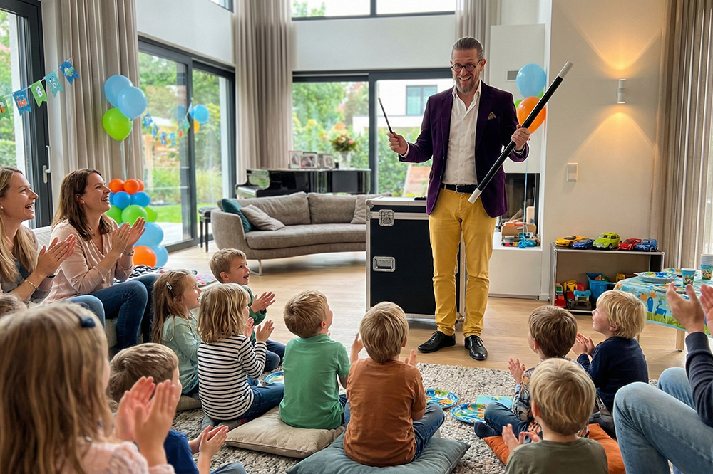 Kinderzaubershow in Celle – Zauberer beim Kindergeburtstag